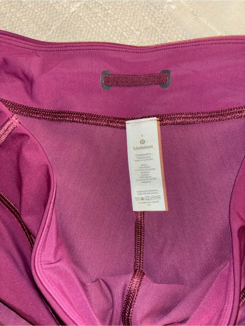 lululemon athletica Swim Mid-Rise Short in Plum